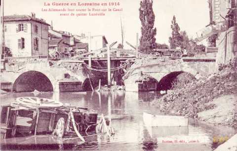 Pont sur la canal (Lunéville)